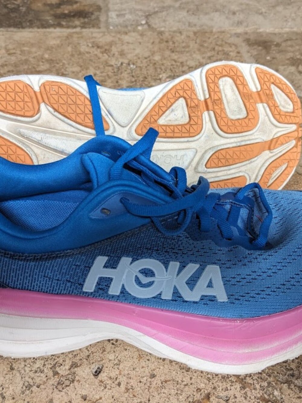 GENUINE Hoka One BONDI 8 Women's RUNNING Shoes size 8 - Picture 2 of 6